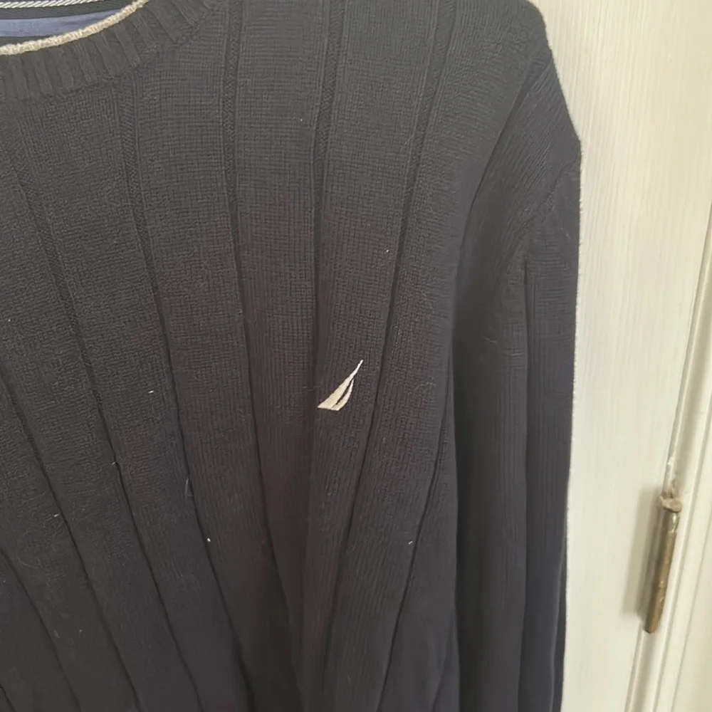 Navy long sleeve sweater